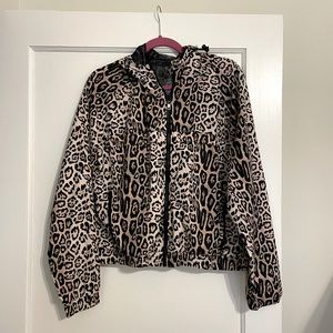 Onzie Brand Leopard Windbreaker Jacket
